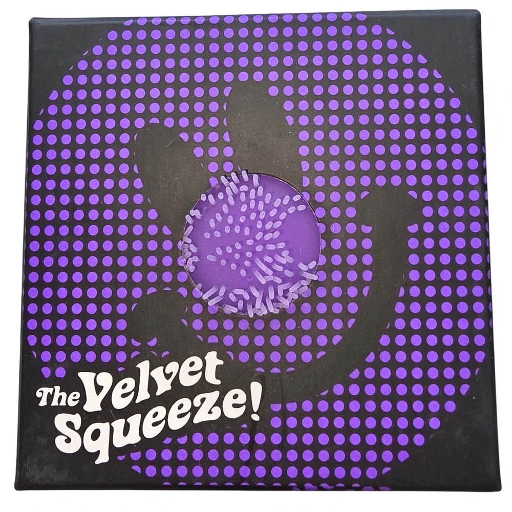 New NeeDoh Fuzz Ball Flower Power Purple Sensory Fidget Stress Ball Toy